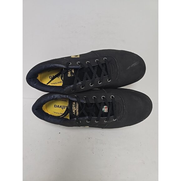 DAKOTA Men's Steel Toe Steel Plate Skate Safety Work Shoe 3613 Black/Black 12M - Picture 10 of 11